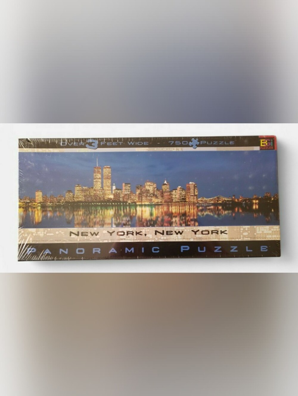 🏭2FOR20 New York Skyline Pre 9 11 Twin Towers Jig Saw Puzzle NIB